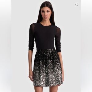 Alice + Olivia chara embellishment dress